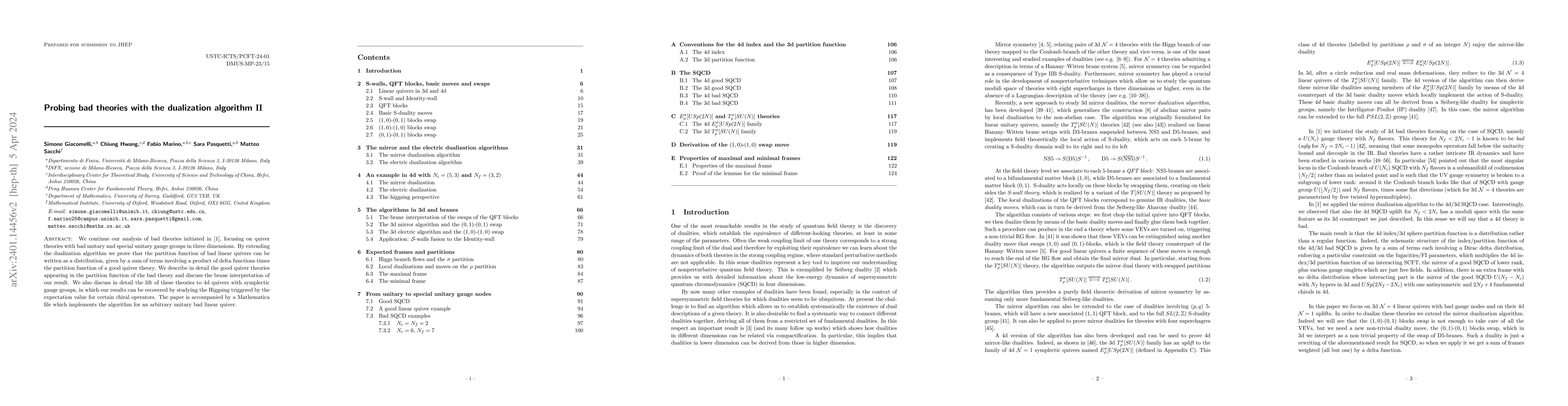 Thumbnail for Probing bad theories with the dualization algorithm II