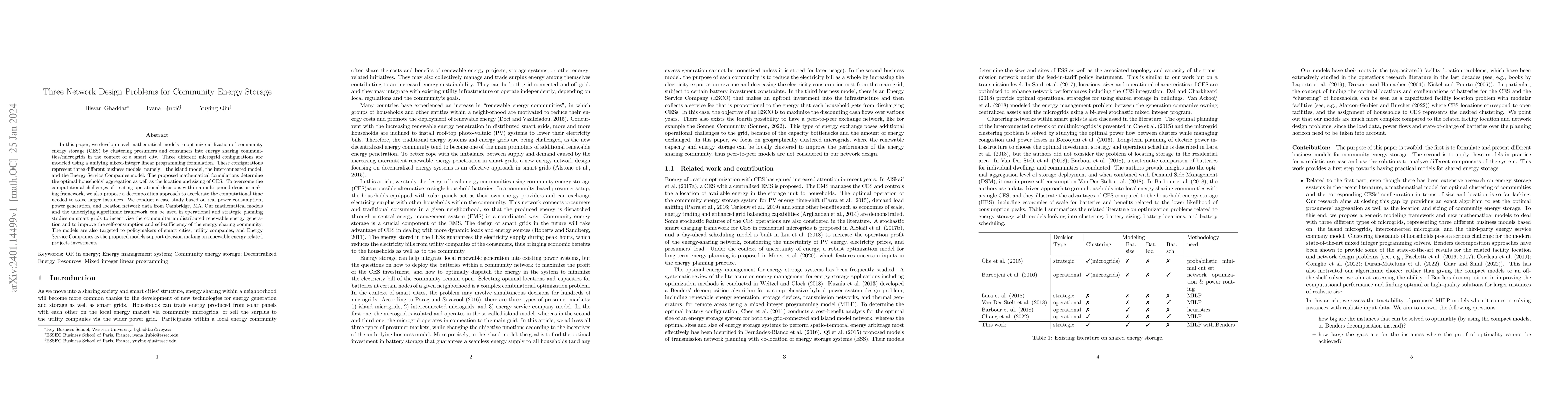 Thumbnail for Three Network Design Problems for Community Energy Storage