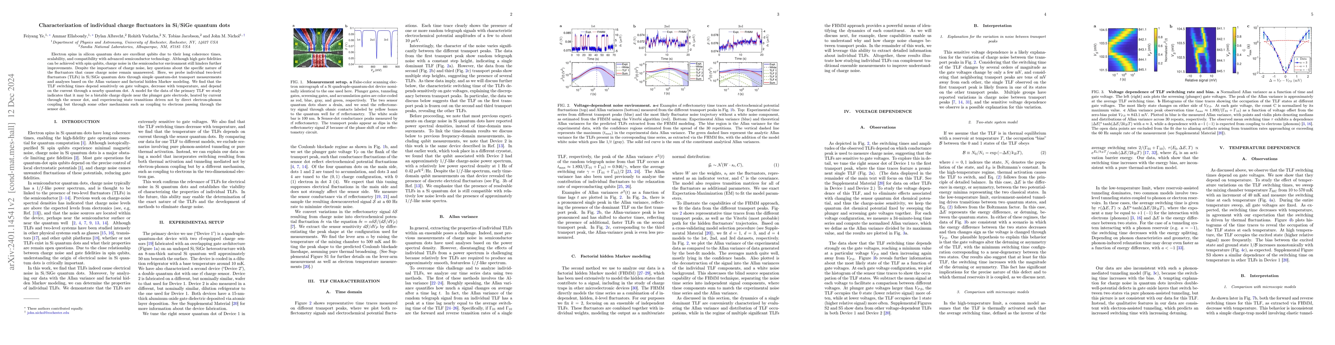 Thumbnail for Characterization of individual charge fluctuators in Si/SiGe quantum
  dots