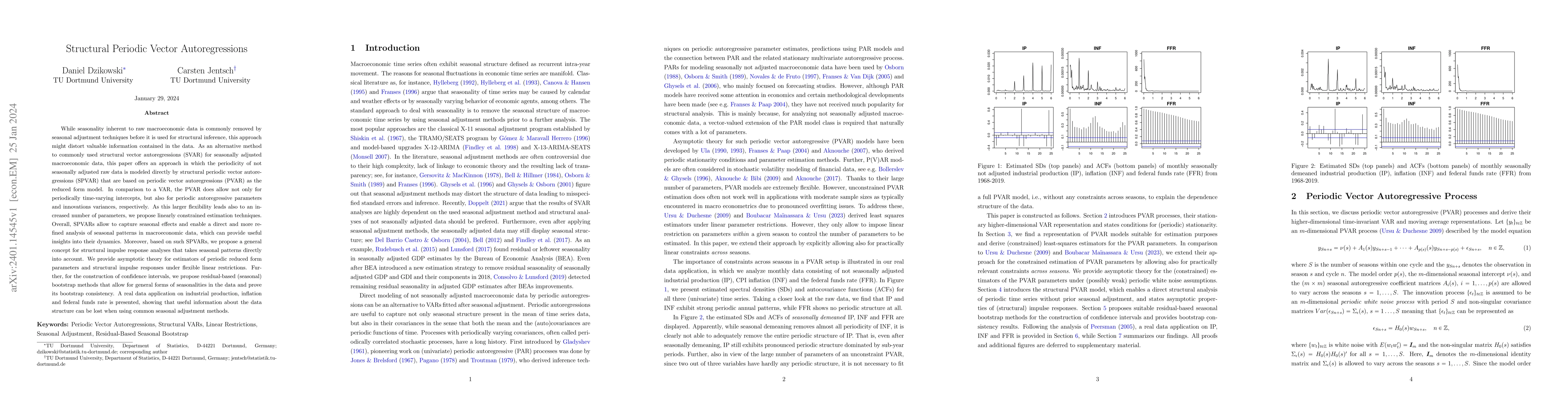 Thumbnail for Structural Periodic Vector Autoregressions