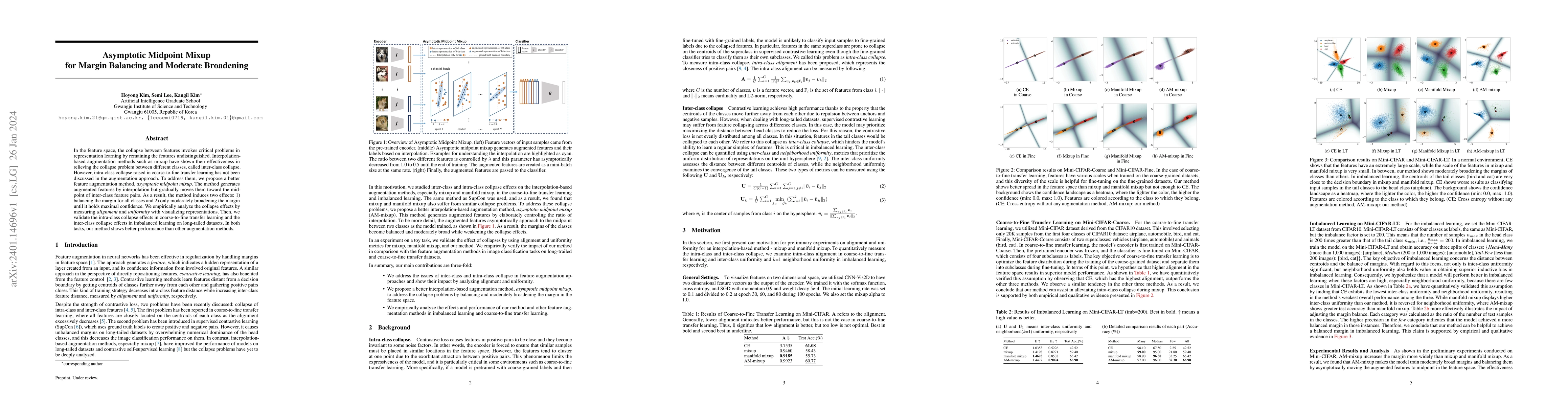 Thumbnail for Asymptotic Midpoint Mixup for Margin Balancing and Moderate Broadening