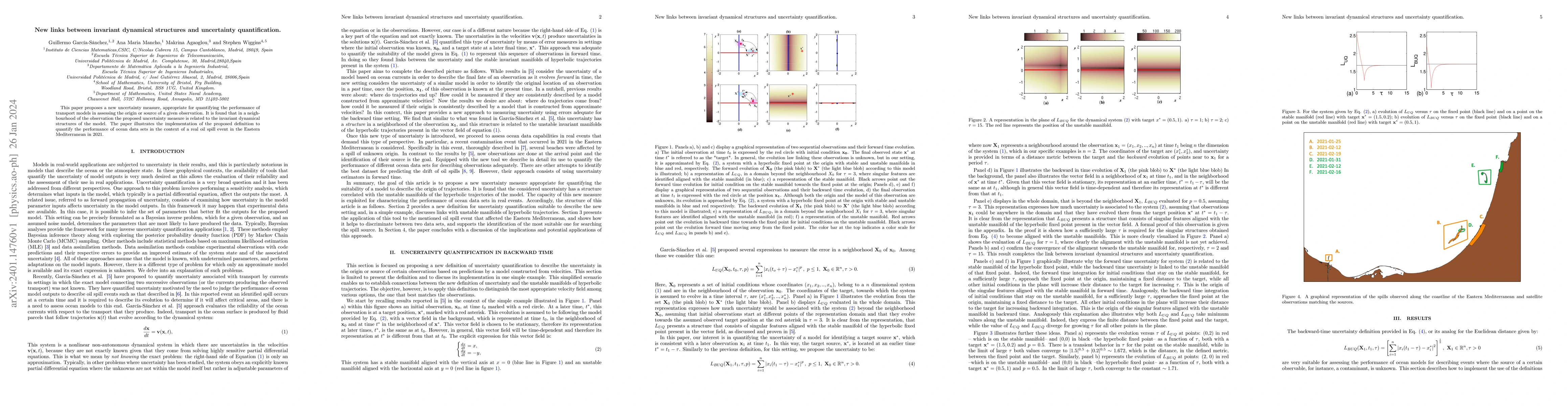 Thumbnail for New links between invariant dynamical structures and uncertainty
  quantification