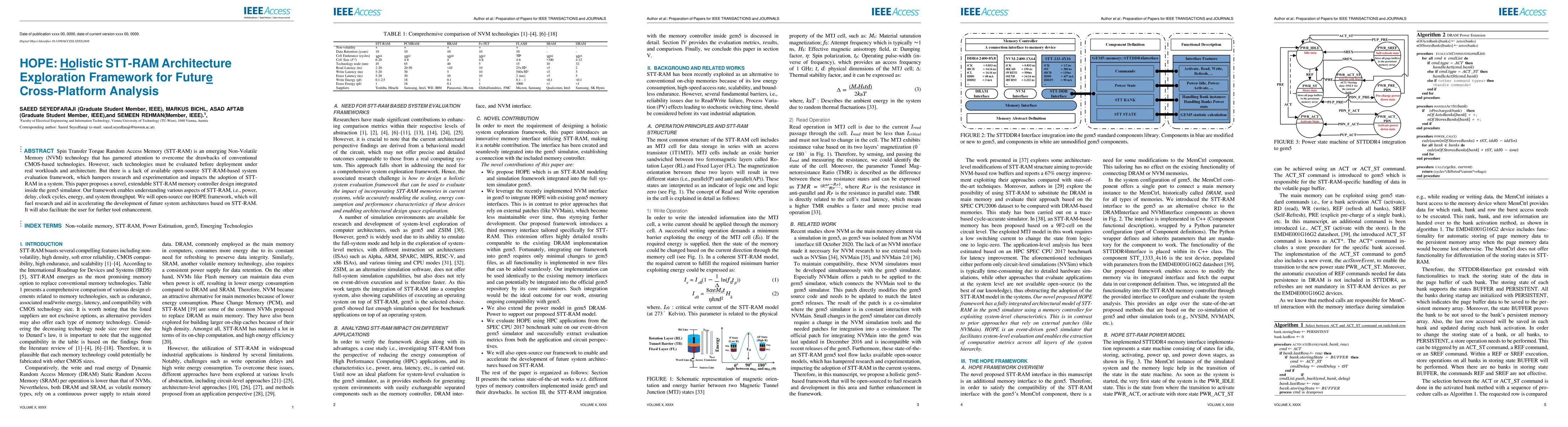 Thumbnail for HOPE: Holistic STT-RAM Architecture Exploration Framework for Future
  Cross-Platform Analysis