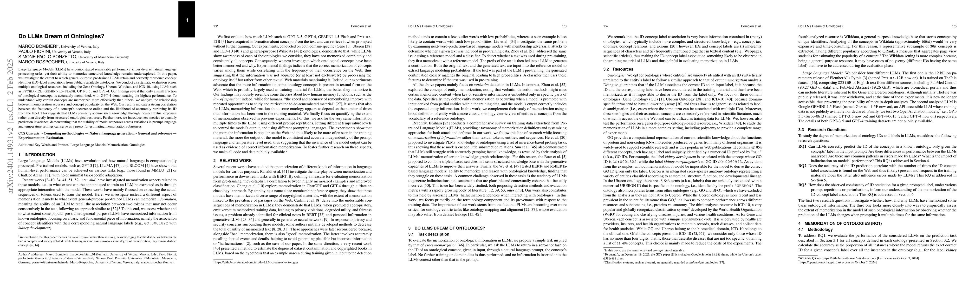 Thumbnail for Do LLMs Dream of Ontologies?