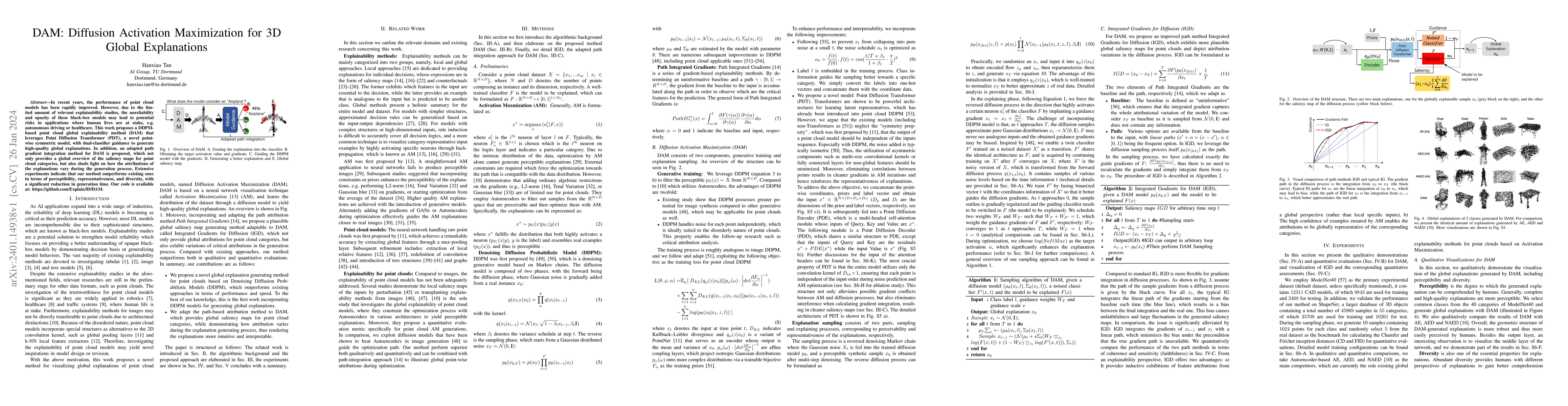 Thumbnail for DAM: Diffusion Activation Maximization for 3D Global Explanations