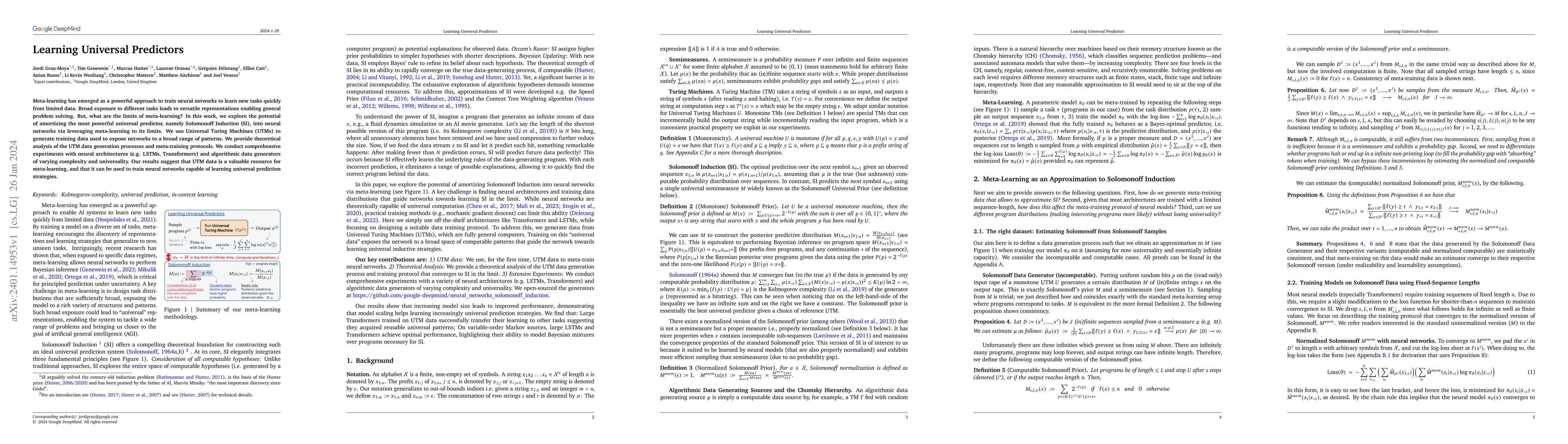 Thumbnail for Learning Universal Predictors