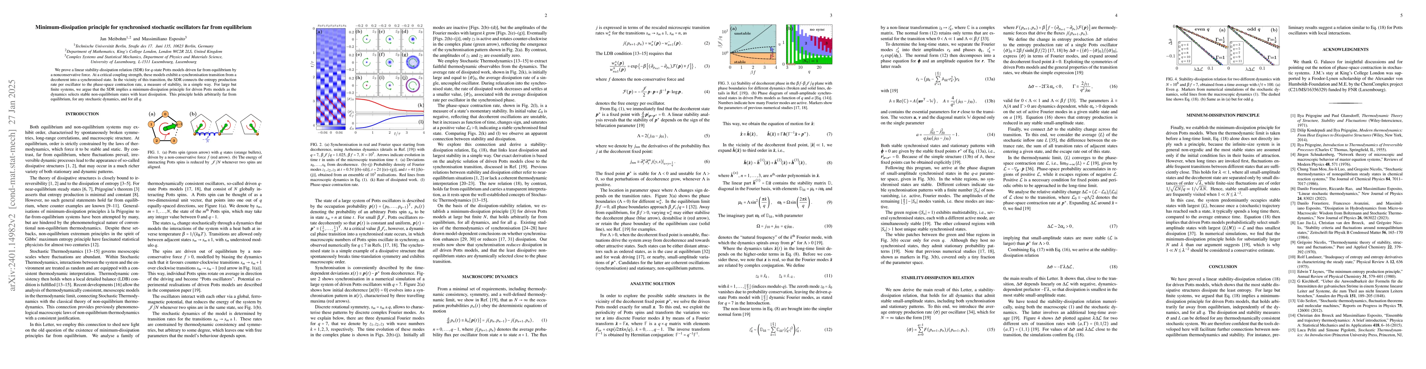 Thumbnail for Minimum-dissipation principle for synchronised stochastic oscillators
  far from equilibrium