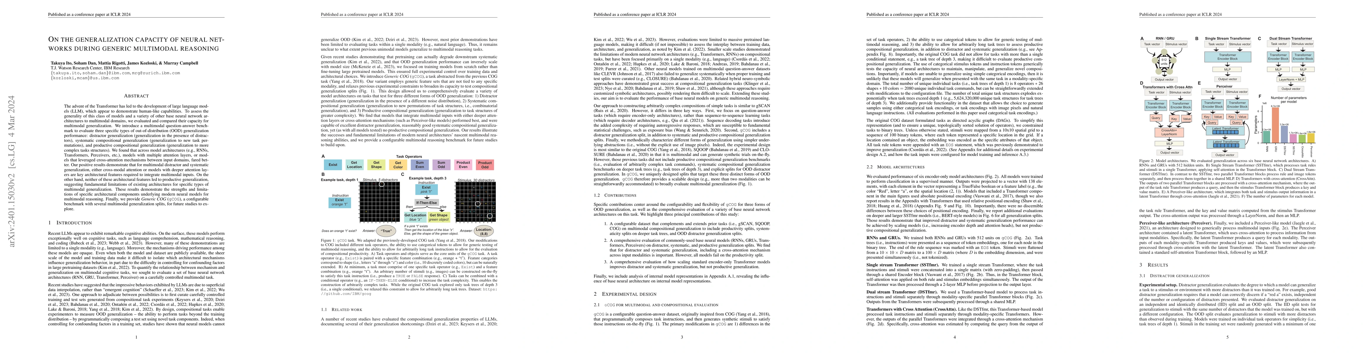 Thumbnail for On the generalization capacity of neural networks during generic
  multimodal reasoning