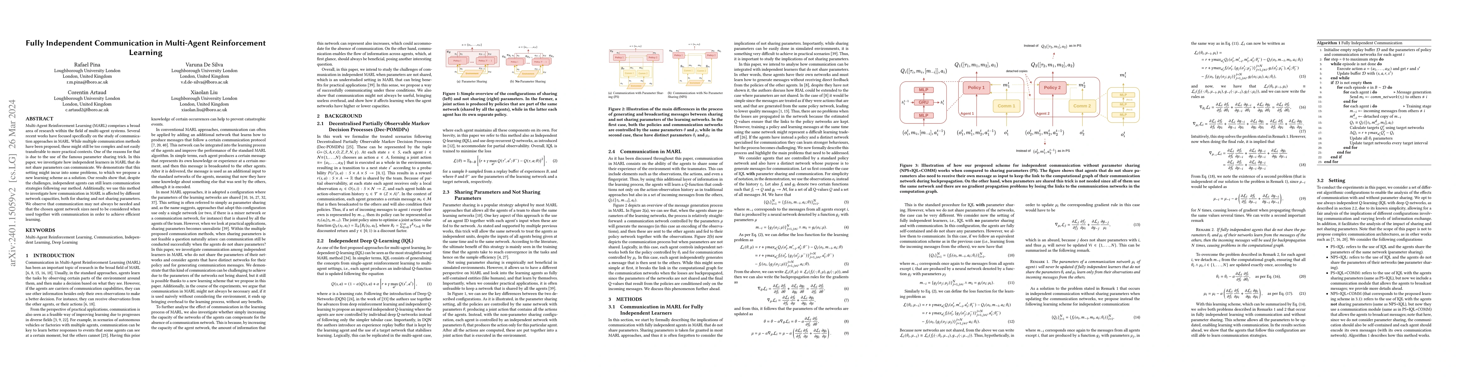 Thumbnail for Fully Independent Communication in Multi-Agent Reinforcement Learning