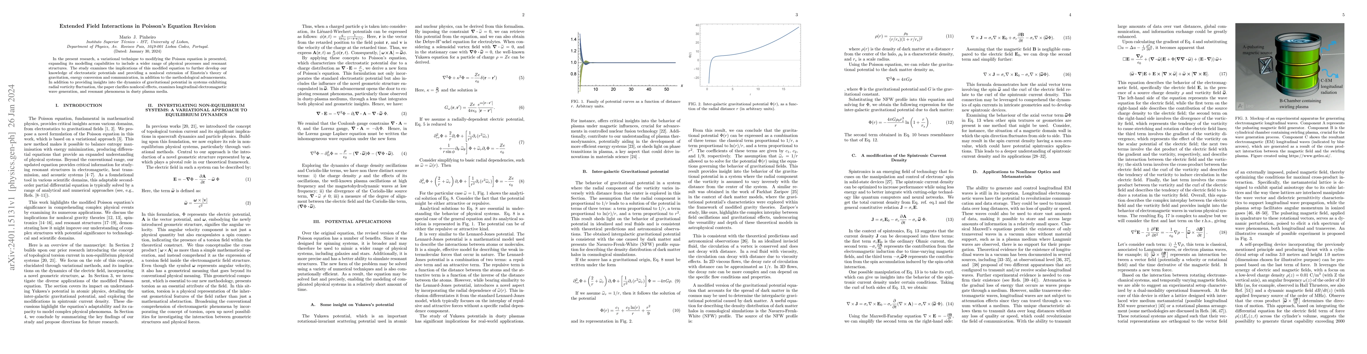 Thumbnail for Extended Field Interactions in Poisson's Equation Revision