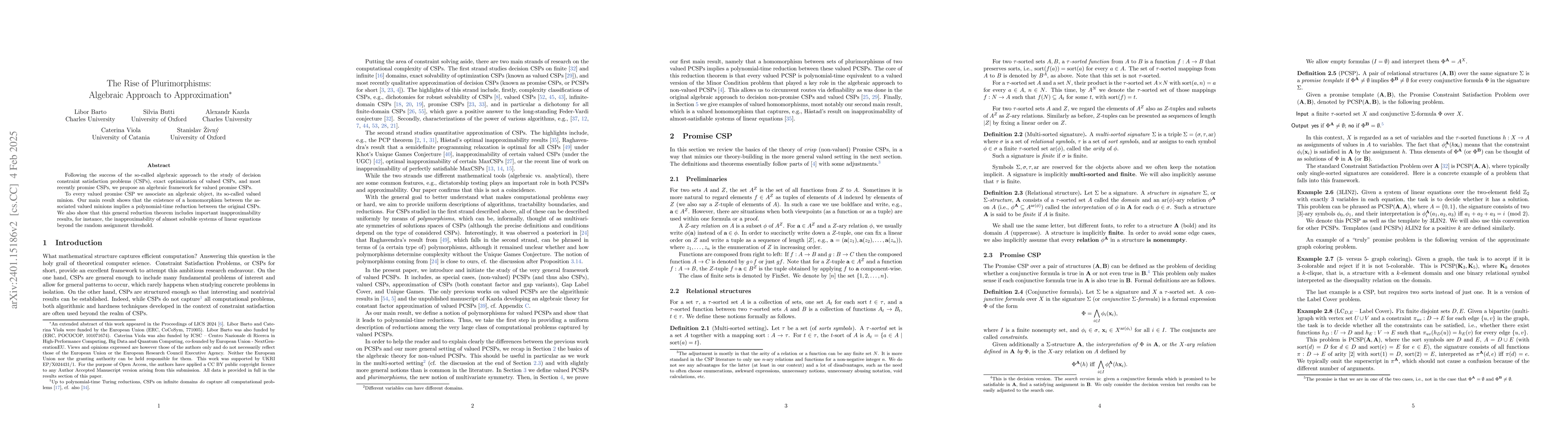 Thumbnail for Algebraic Approach to Approximation