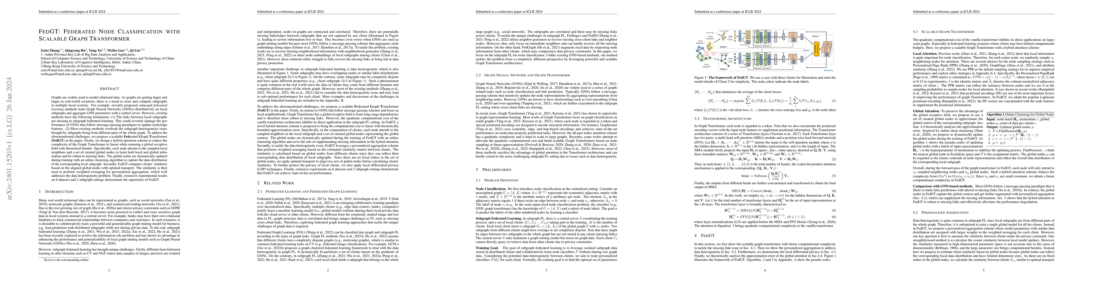 Thumbnail for FedGT: Federated Node Classification with Scalable Graph Transformer