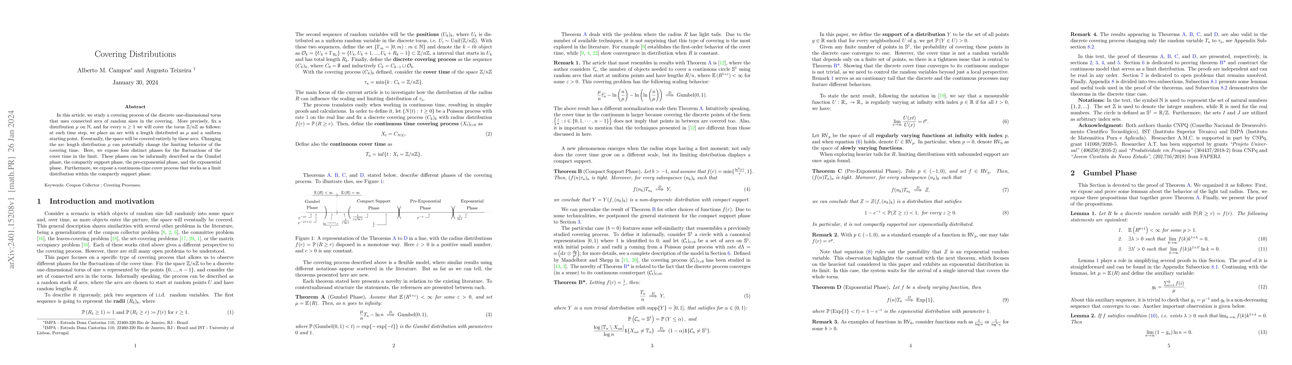 Thumbnail for Covering Distributions