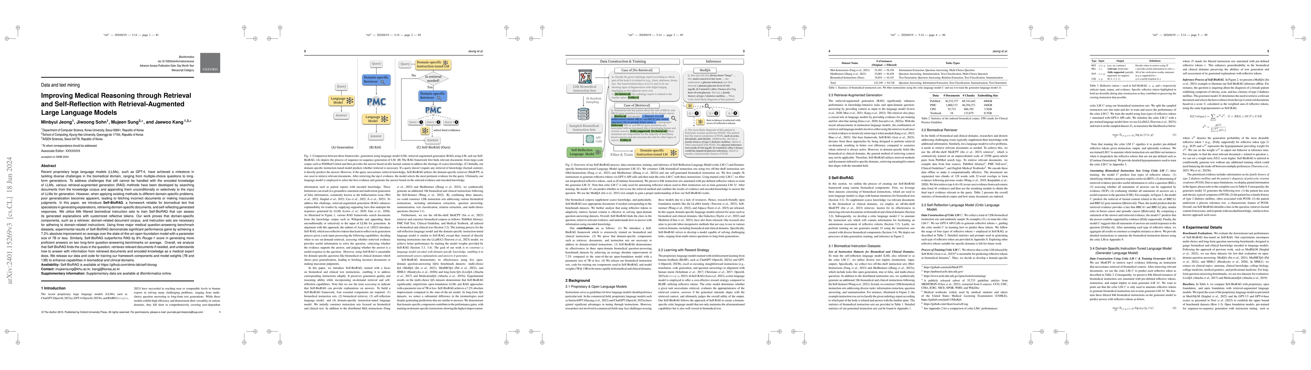 Thumbnail for Improving Medical Reasoning through Retrieval and Self-Reflection with
  Retrieval-Augmented Large Language Models