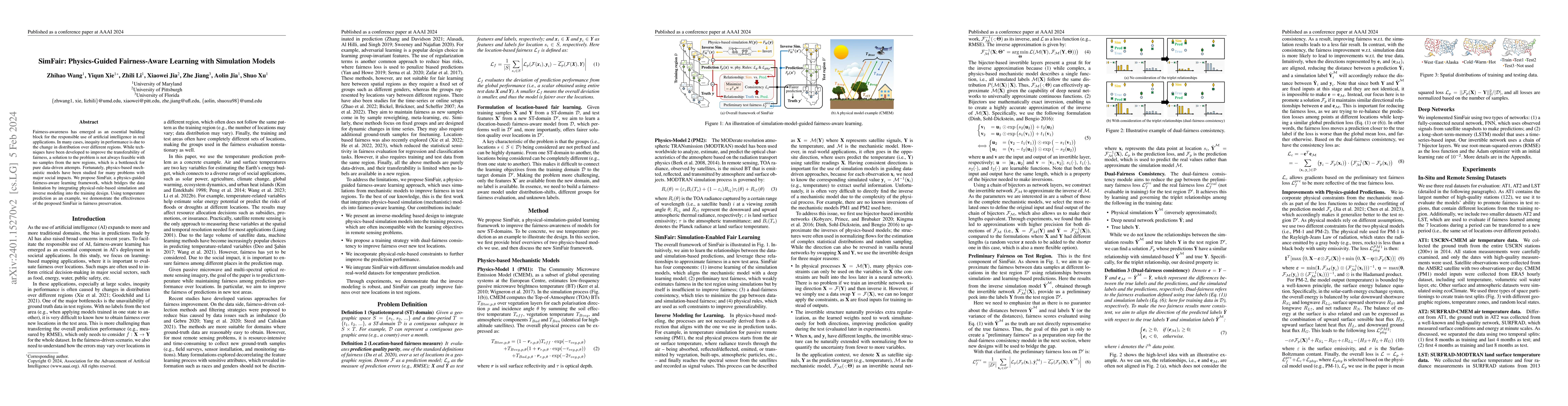 Thumbnail for SimFair: Physics-Guided Fairness-Aware Learning with Simulation Models
