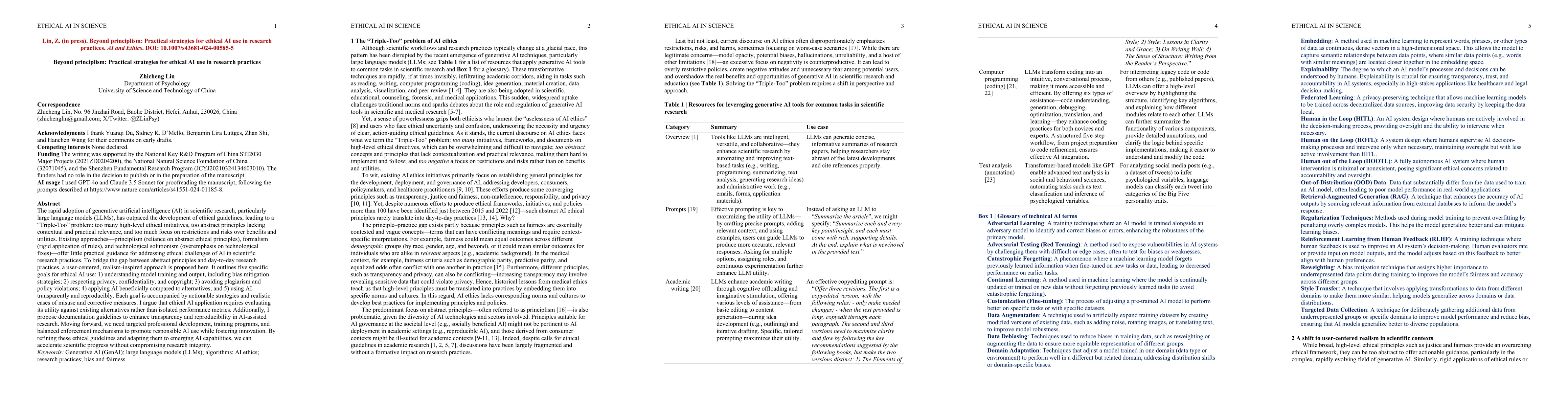 Thumbnail for Five ethical principles for generative AI in scientific research