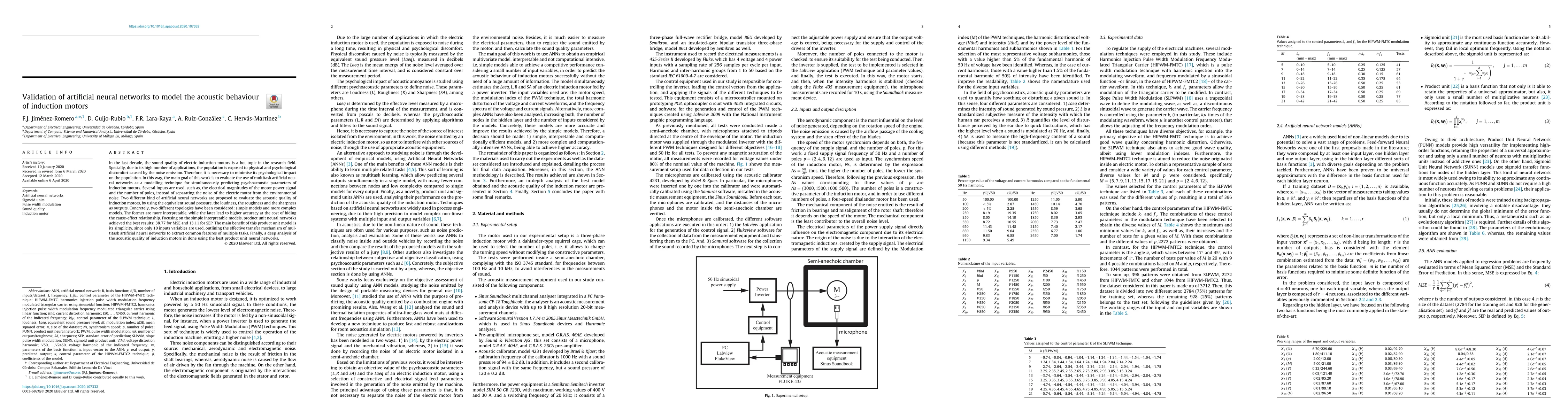 Thumbnail for Validation of artificial neural networks to model the acoustic behaviour
  of induction motors