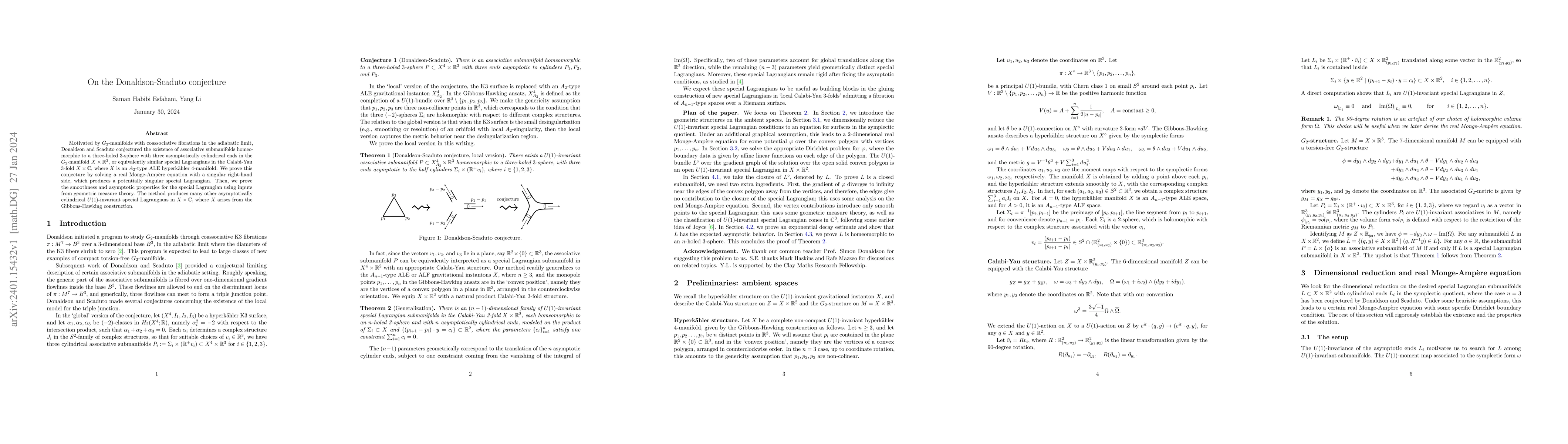 Thumbnail for On the Donaldson-Scaduto conjecture