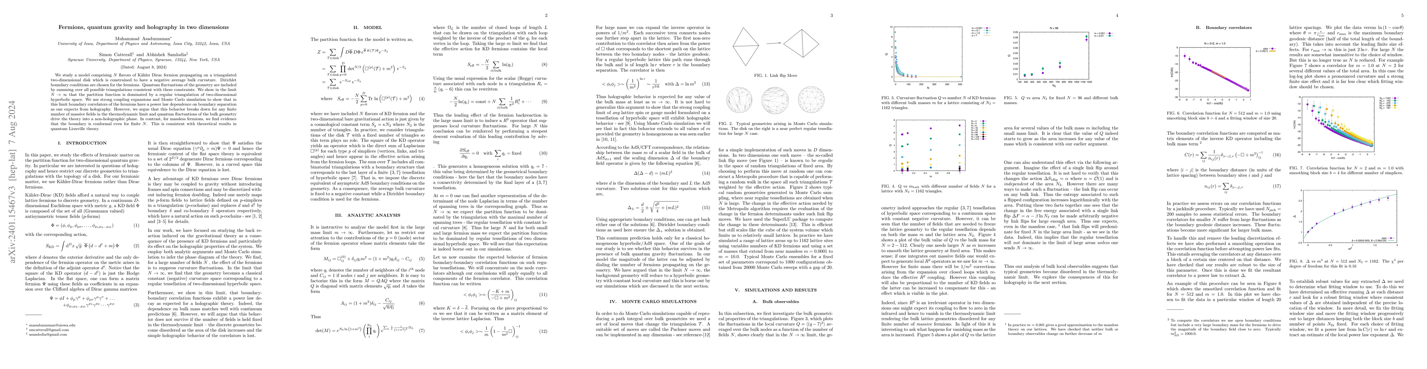 Thumbnail for Fermions, quantum gravity and holography in two dimensions