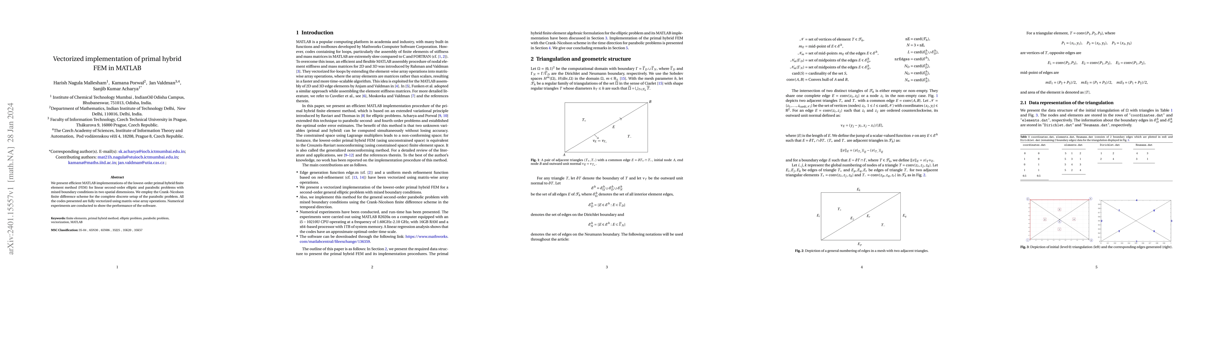Thumbnail for Vectorized implementation of primal hybrid FEM in MATLAB