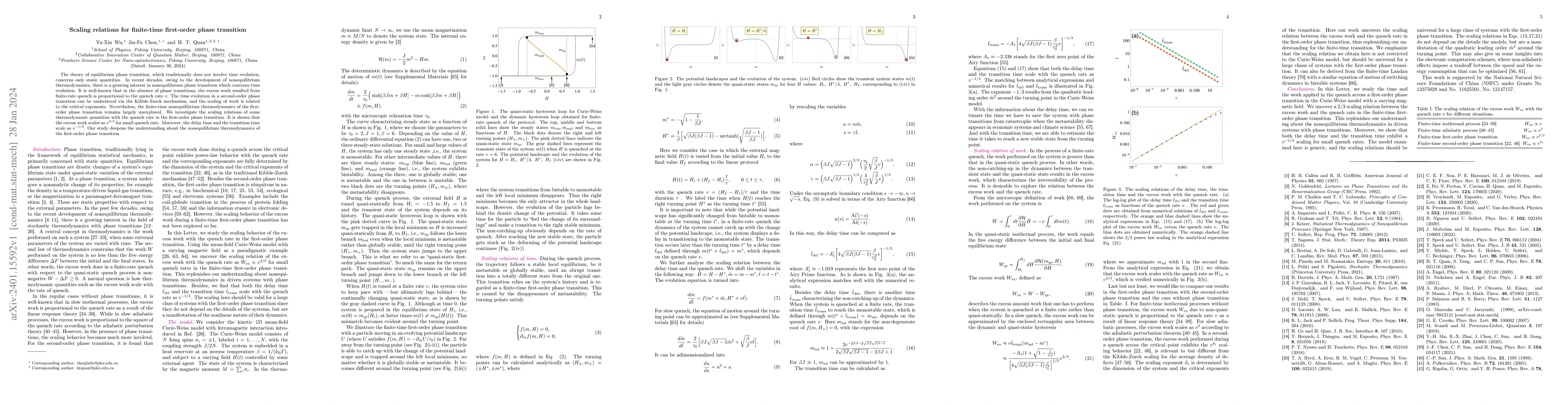 Thumbnail for Scaling relations for finite-time first-order phase transition