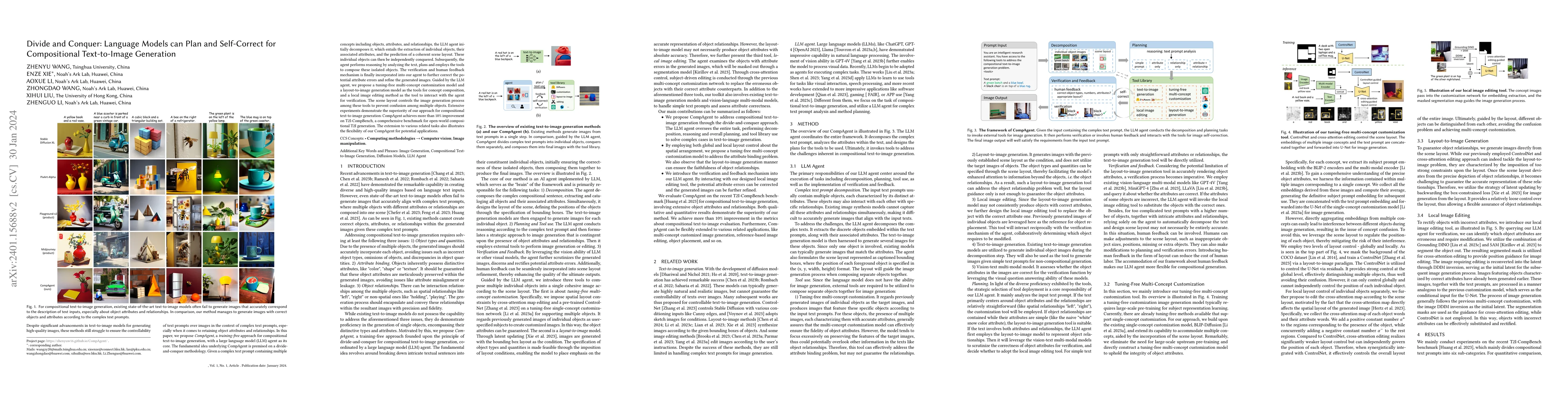 Thumbnail for Divide and Conquer: Language Models can Plan and Self-Correct for
  Compositional Text-to-Image Generation