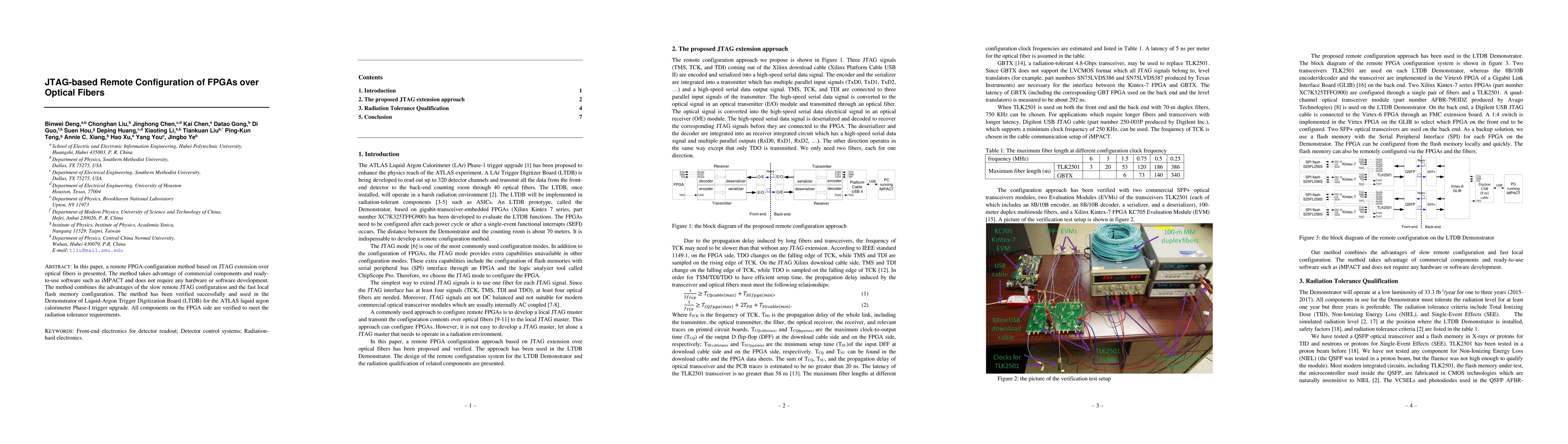 Thumbnail for JTAG-based Remote Configuration of FPGAs over Optical Fibers