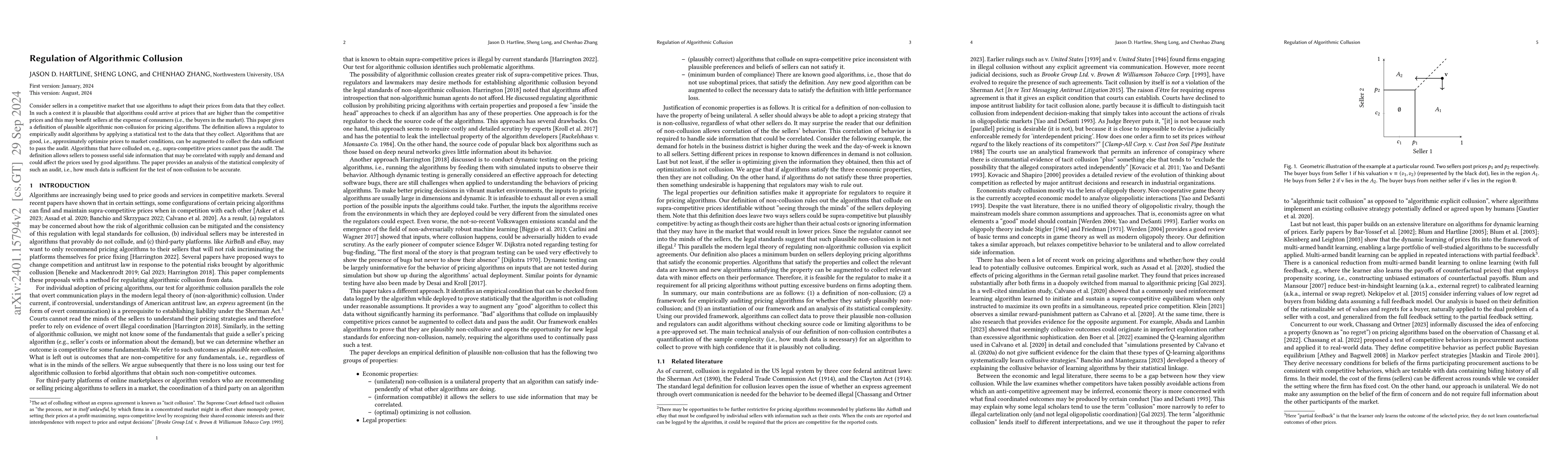 Thumbnail for Regulation of Algorithmic Collusion