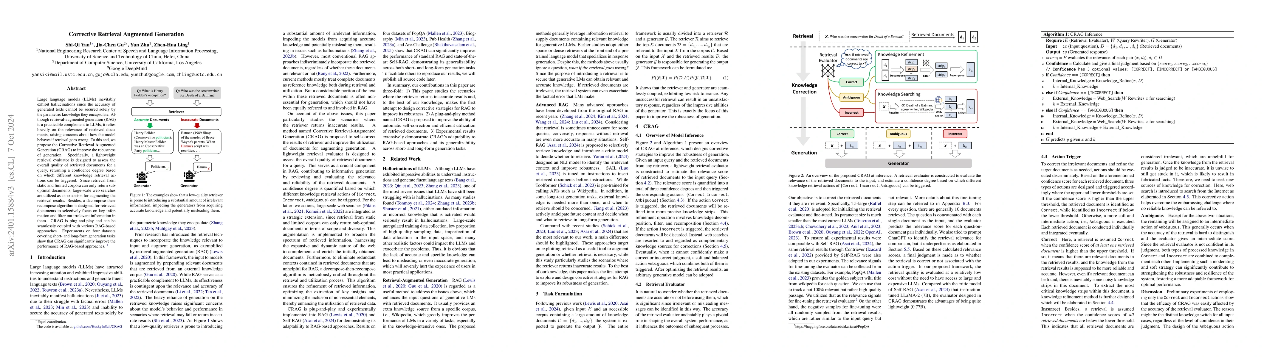 Thumbnail for Corrective Retrieval Augmented Generation