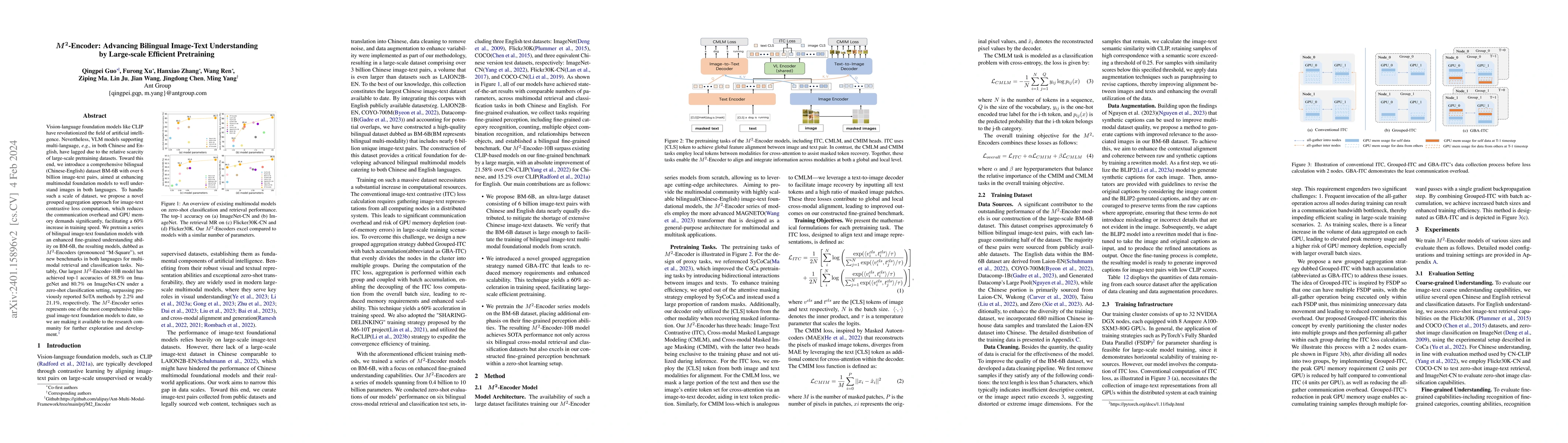 Thumbnail for M2-Encoder: Advancing Bilingual Image-Text Understanding by Large-scale
  Efficient Pretraining