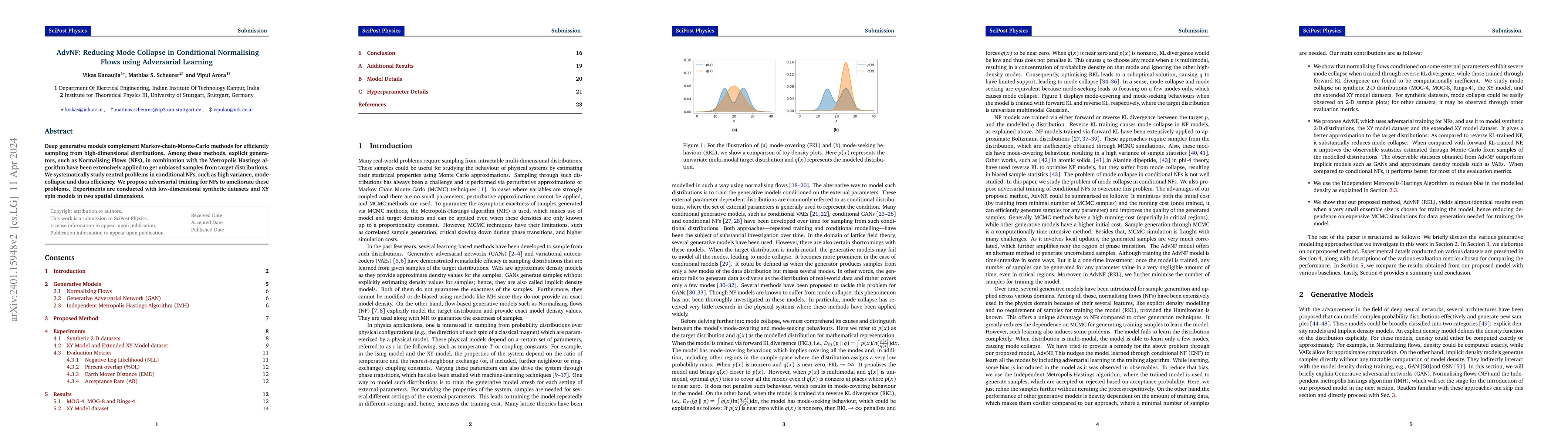 Thumbnail for AdvNF: Reducing Mode Collapse in Conditional Normalising Flows using
  Adversarial Learning