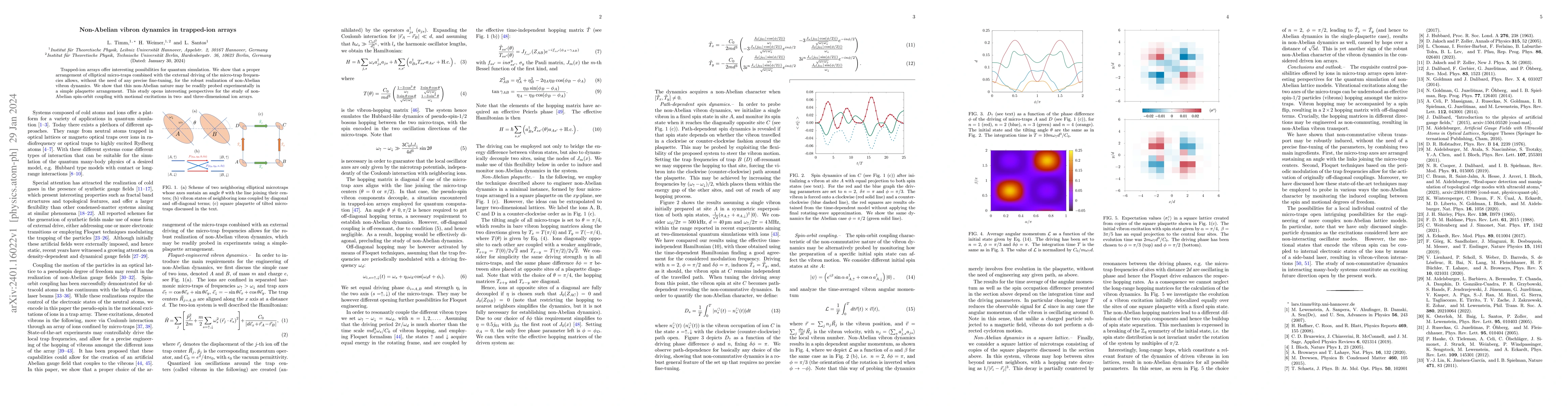 Thumbnail for Non-Abelian vibron dynamics in trapped-ion arrays