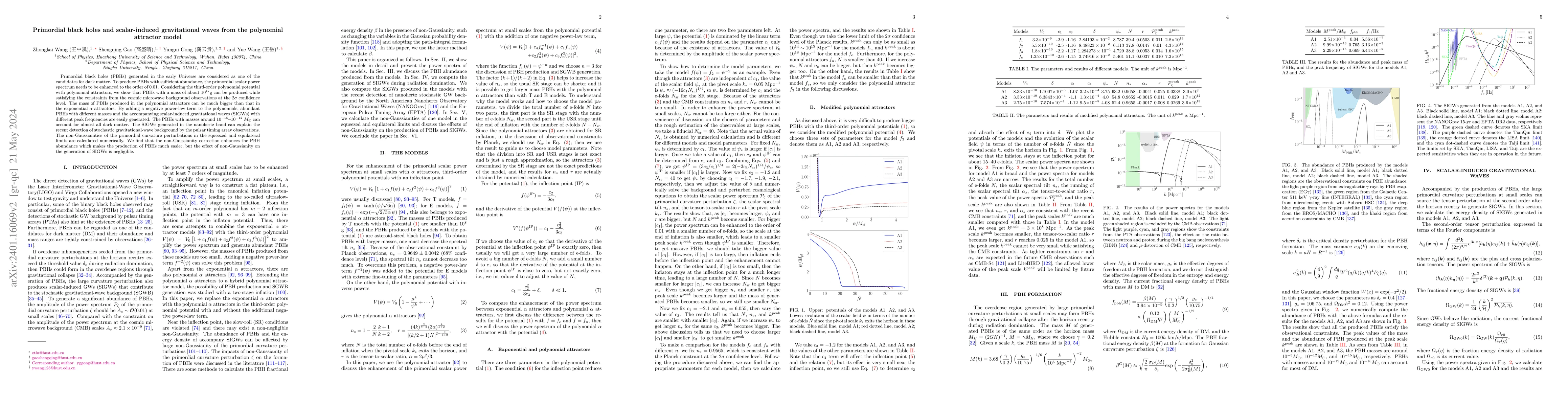 Thumbnail for Primordial black holes and scalar-induced gravitational waves from the
  polynomial attractor model