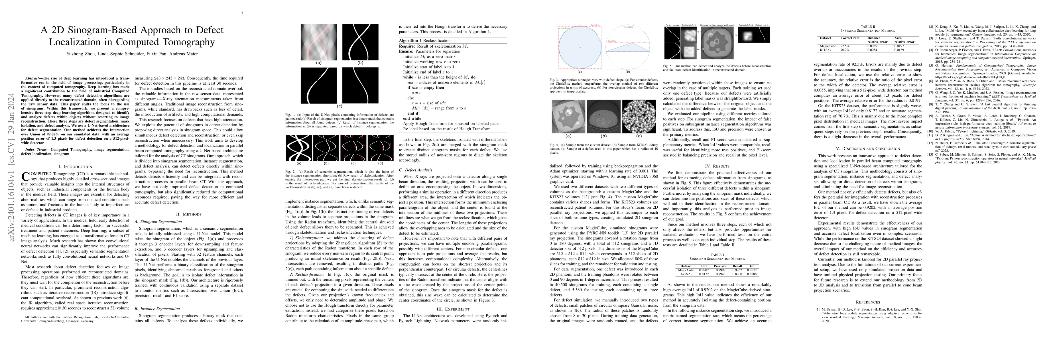 Thumbnail for A 2D Sinogram-Based Approach to Defect Localization in Computed
  Tomography