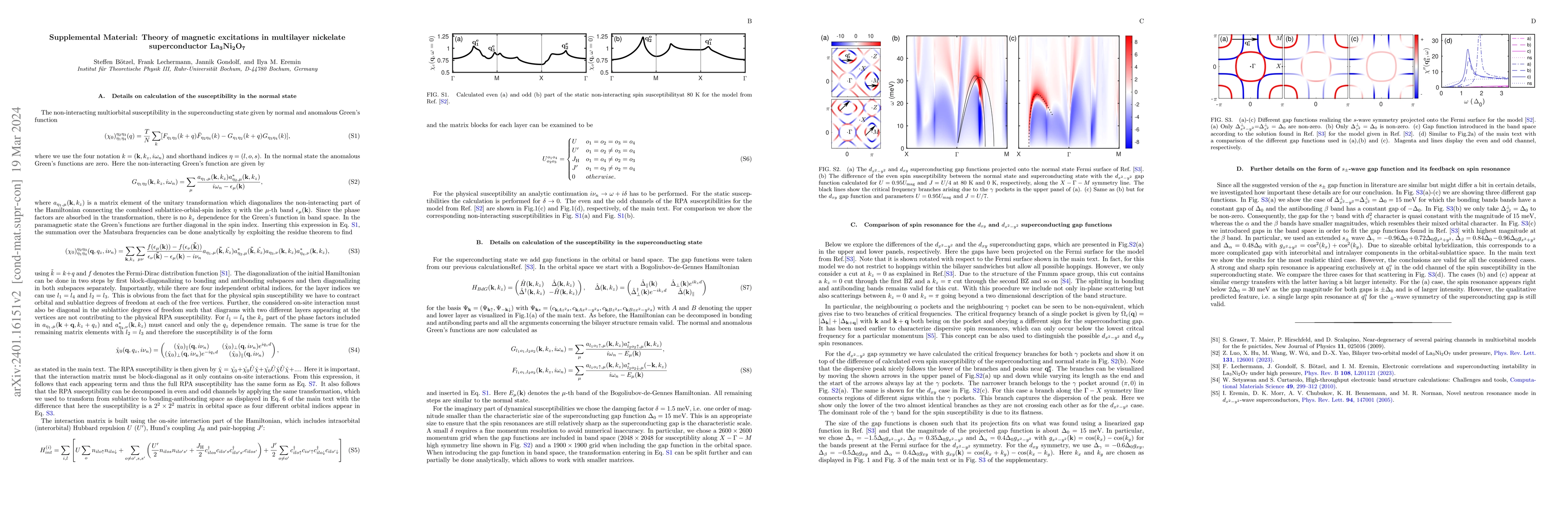 Thumbnail for Theory of magnetic excitations in multilayer nickelate superconductor
  La$_{3}$Ni$_{2}$O$_{7}$