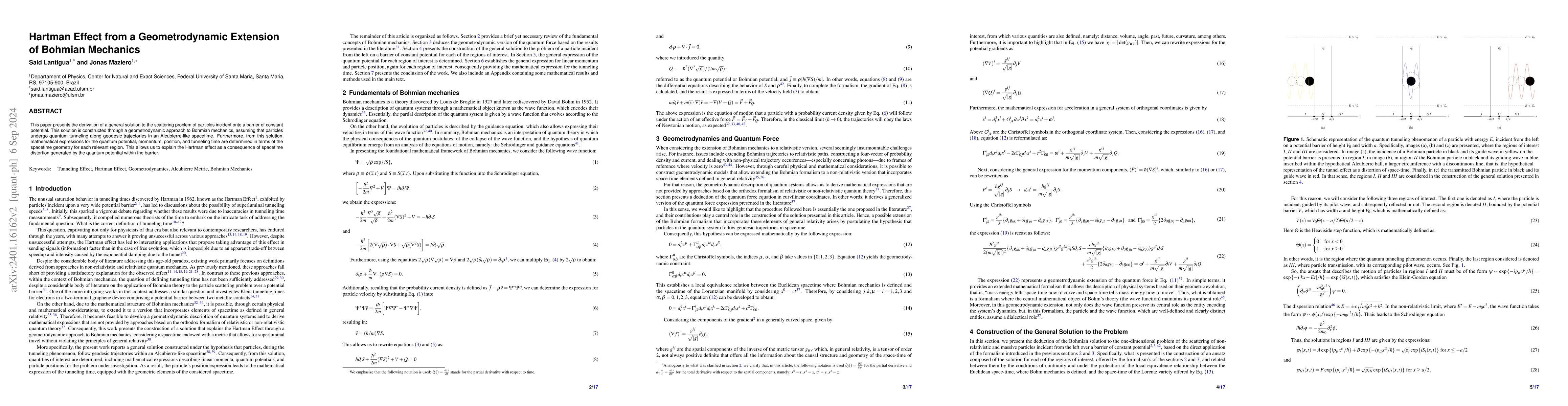 Thumbnail for Hartman Effect from a Geometrodynamic Extension of Bohmian Mechanics