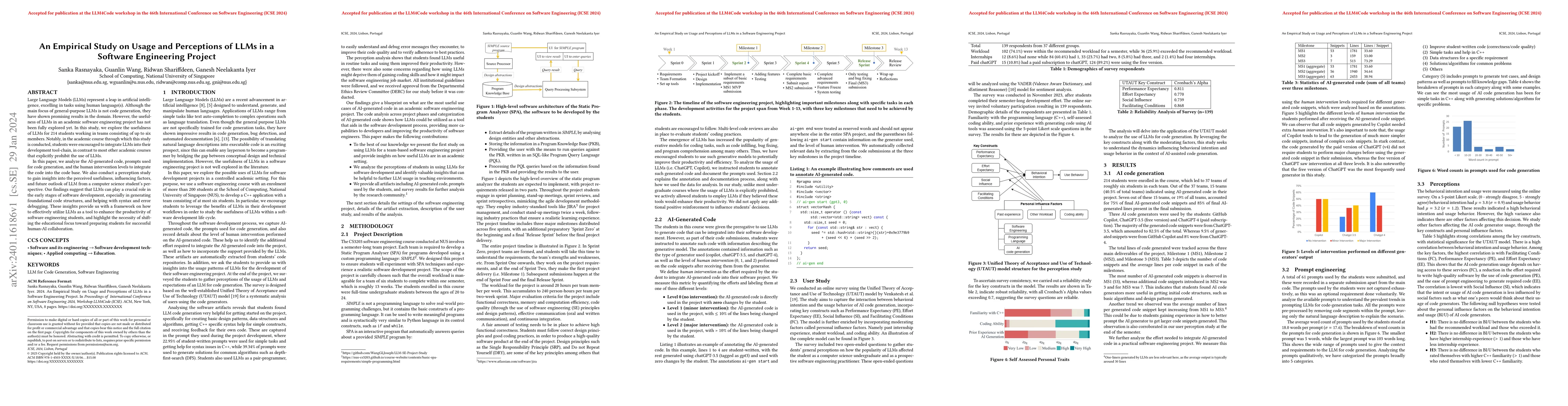Thumbnail for An Empirical Study on Usage and Perceptions of LLMs in a Software
  Engineering Project