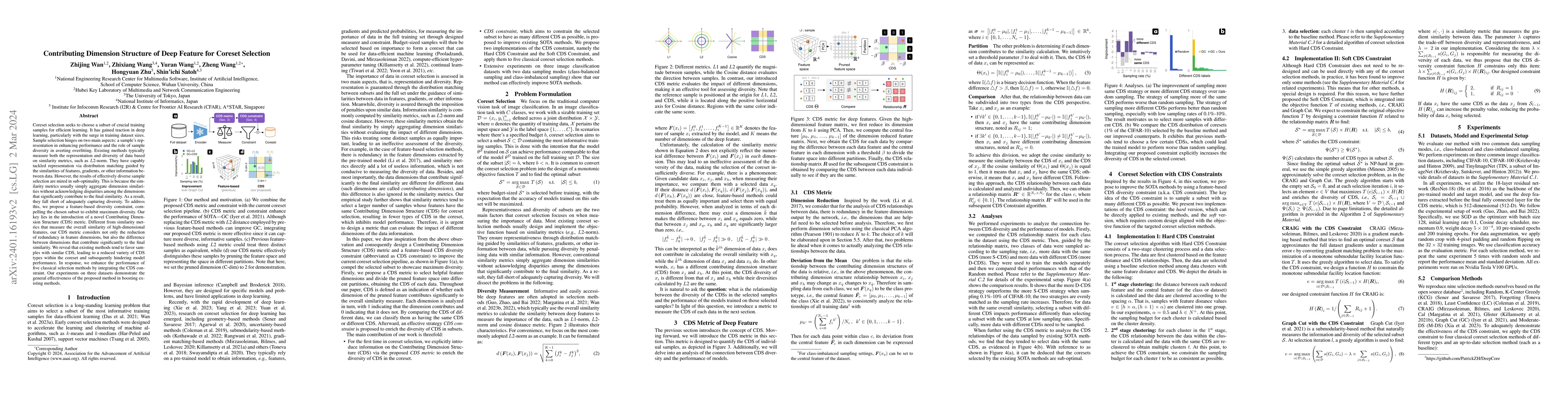 Thumbnail for Contributing Dimension Structure of Deep Feature for Coreset Selection