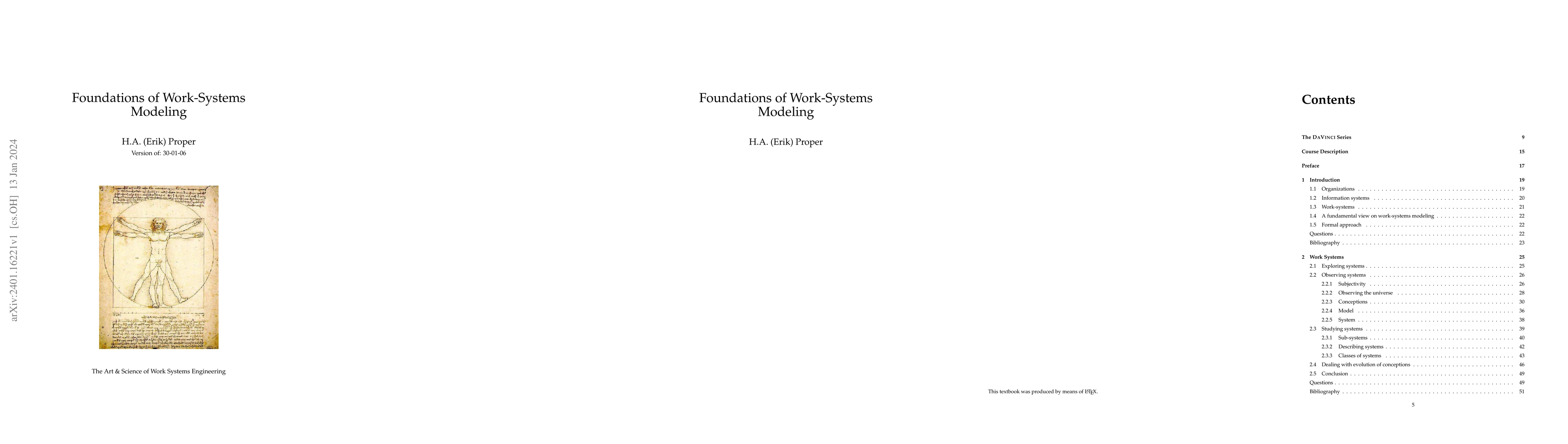 Thumbnail for Foundations of Work-Systems Modeling