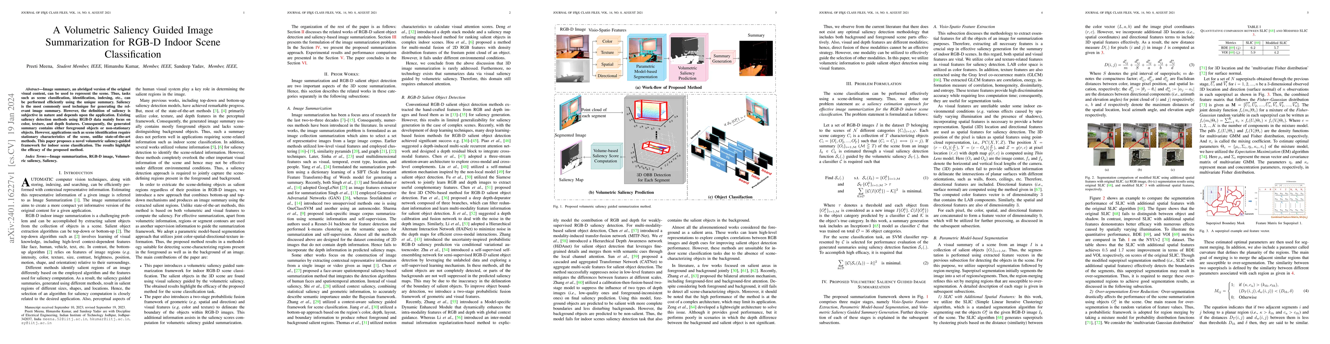 Thumbnail for A Volumetric Saliency Guided Image Summarization for RGB-D Indoor Scene
  Classification