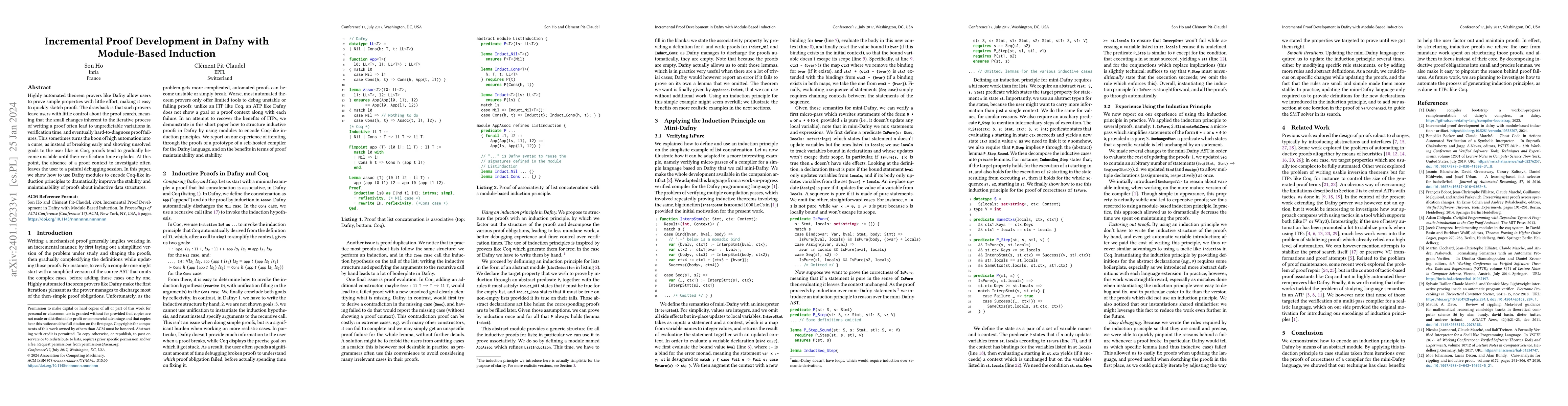 Thumbnail for Incremental Proof Development in Dafny with Module-Based Induction