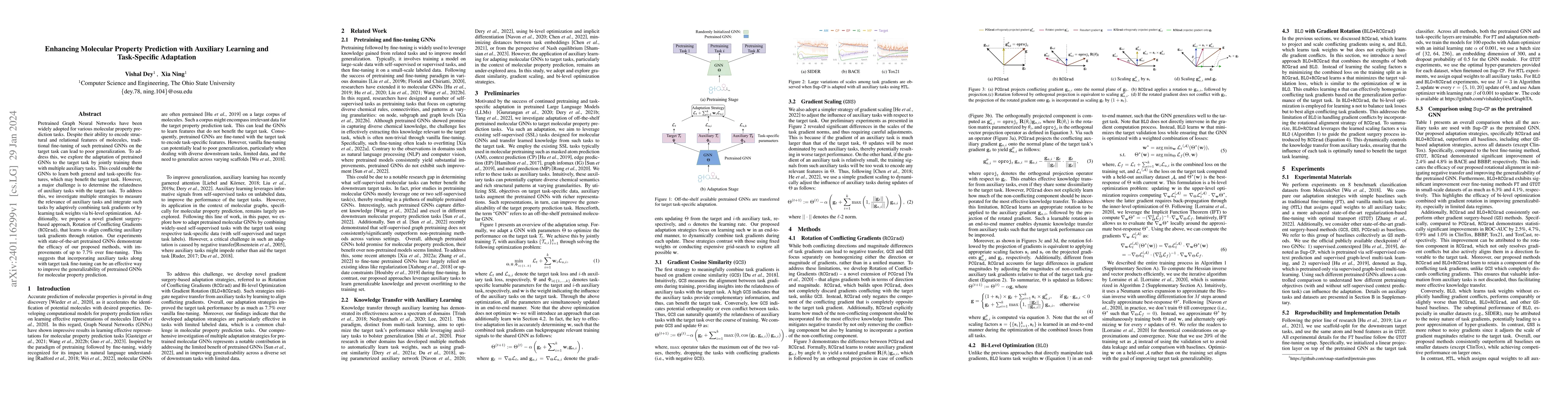 Thumbnail for Enhancing Molecular Property Prediction with Auxiliary Learning and
  Task-Specific Adaptation