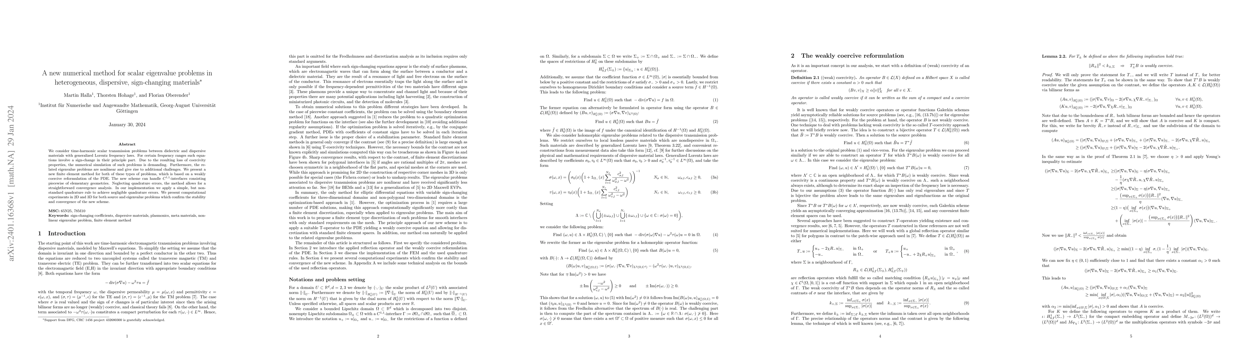 Thumbnail for A new numerical method for scalar eigenvalue problems in heterogeneous,
  dispersive, sign-changing materials