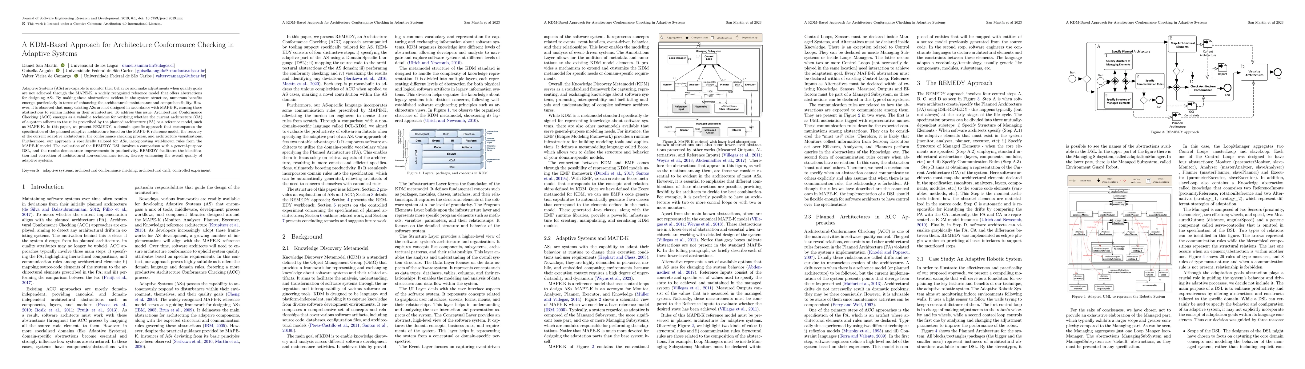 Thumbnail for A KDM-Based Approach for Architecture Conformance Checking in Adaptive
  Systems