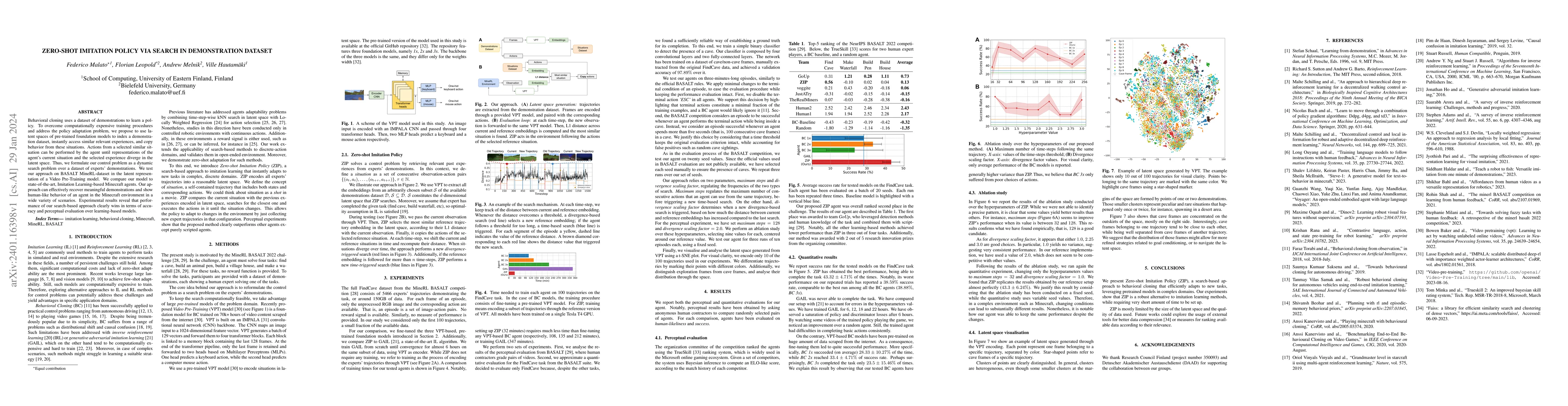 Thumbnail for Zero-shot Imitation Policy via Search in Demonstration Dataset