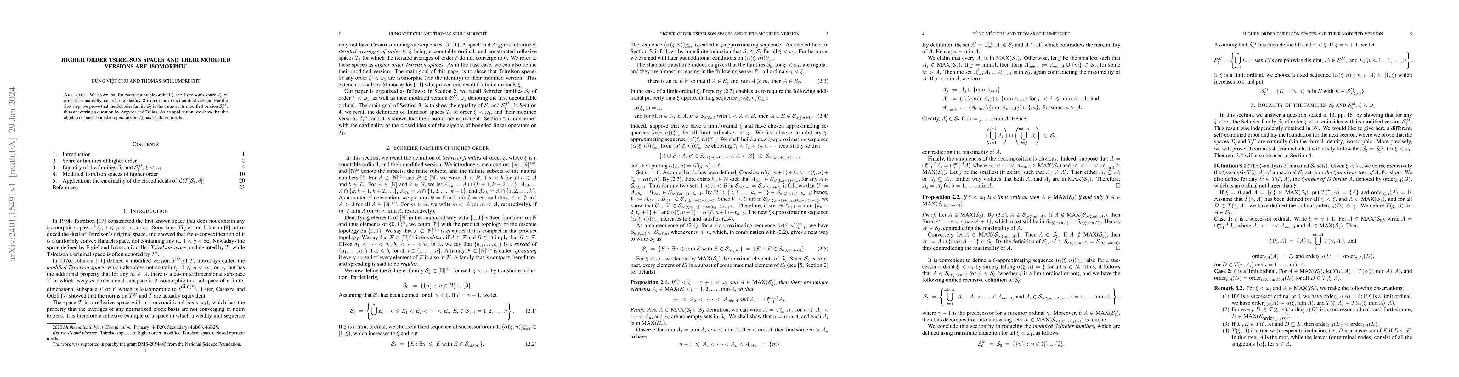 Thumbnail for Higher Order Tsirelson Spaces and their Modified Versions are Isomorphic