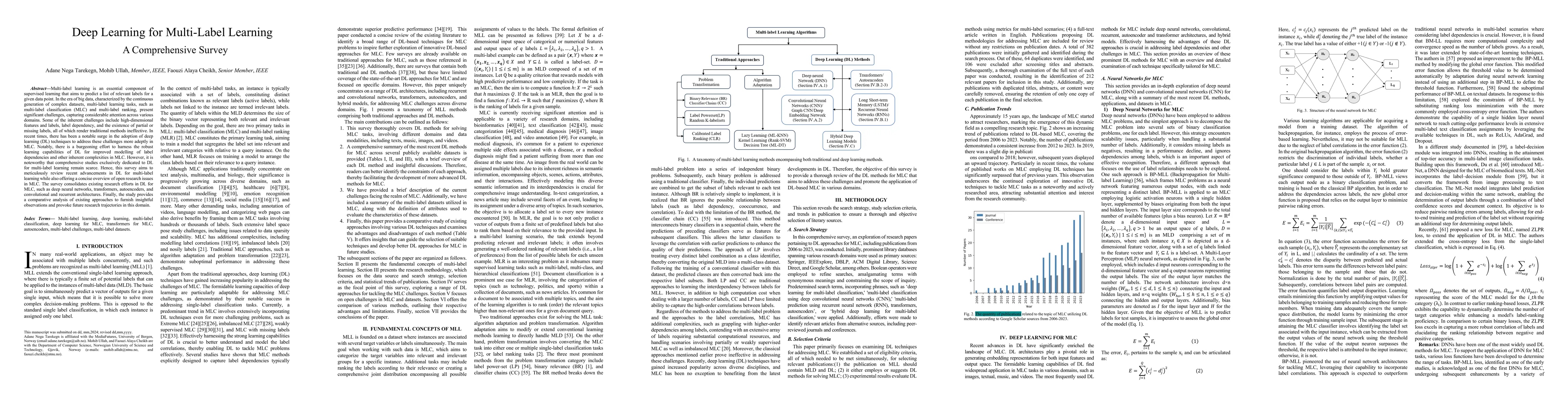 Thumbnail for Deep Learning for Multi-Label Learning: A Comprehensive Survey
