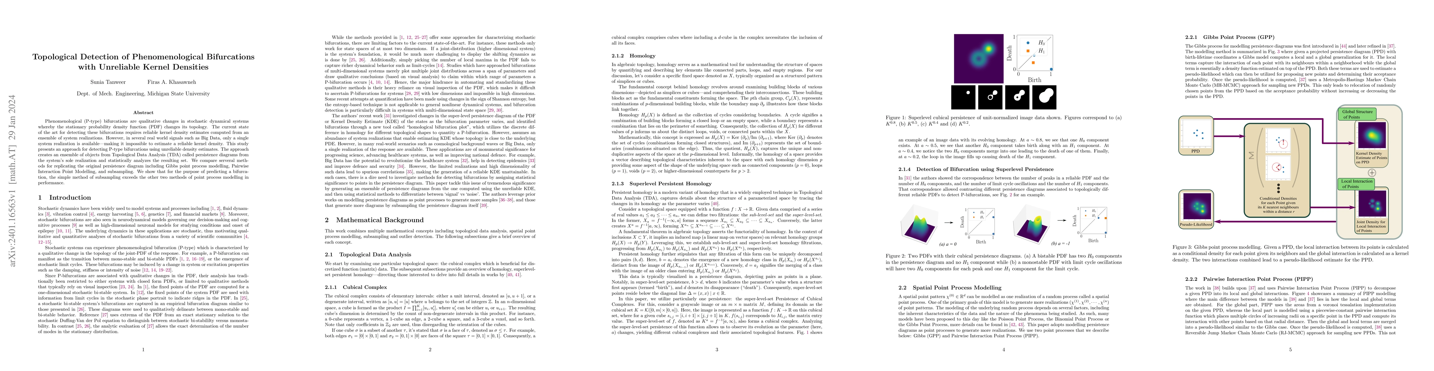 Thumbnail for Topological Detection of Phenomenological Bifurcations with Unreliable
  Kernel Densities