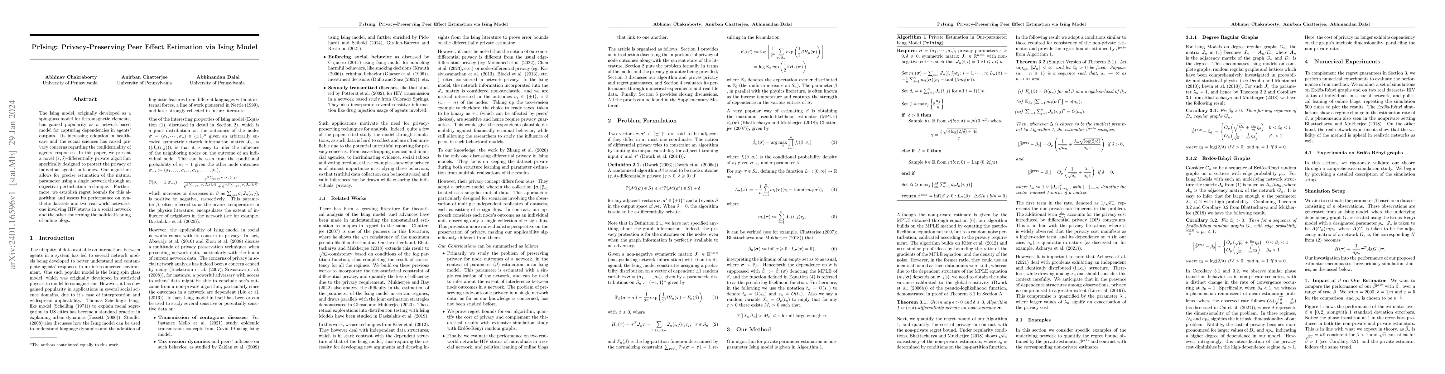 Thumbnail for PrIsing: Privacy-Preserving Peer Effect Estimation via Ising Model