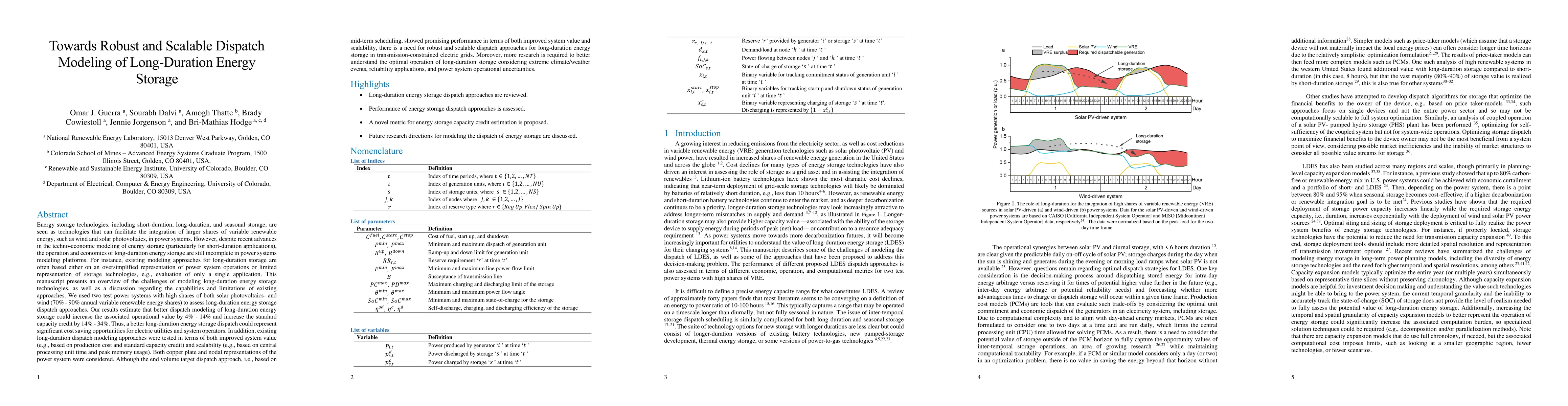 Thumbnail for Towards Robust and Scalable Dispatch Modeling of Long-Duration Energy
  Storage